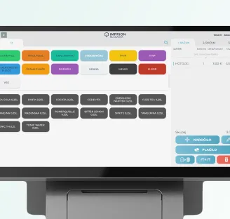 Imprion POS display of mobile sales in the field