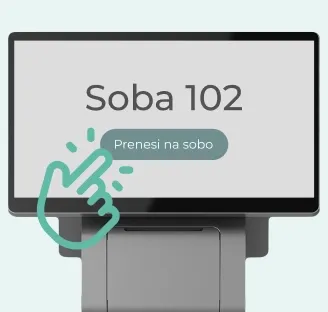 Attribution of consumption per room with one touch