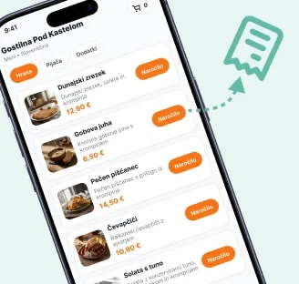 The guest places an order via the digital menu