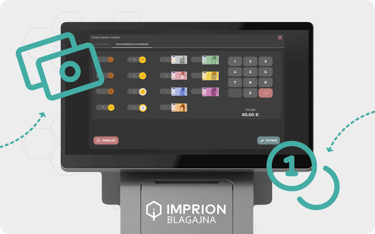 Menjalnina v POS blagajni: kako preprečiti razlike v gotovini in pospešiti zaključek dneva